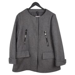 Moncler Euphemia Damen-Wollmantel, Größe 4 L, 75 % Wolle, Zustand: sehr gut