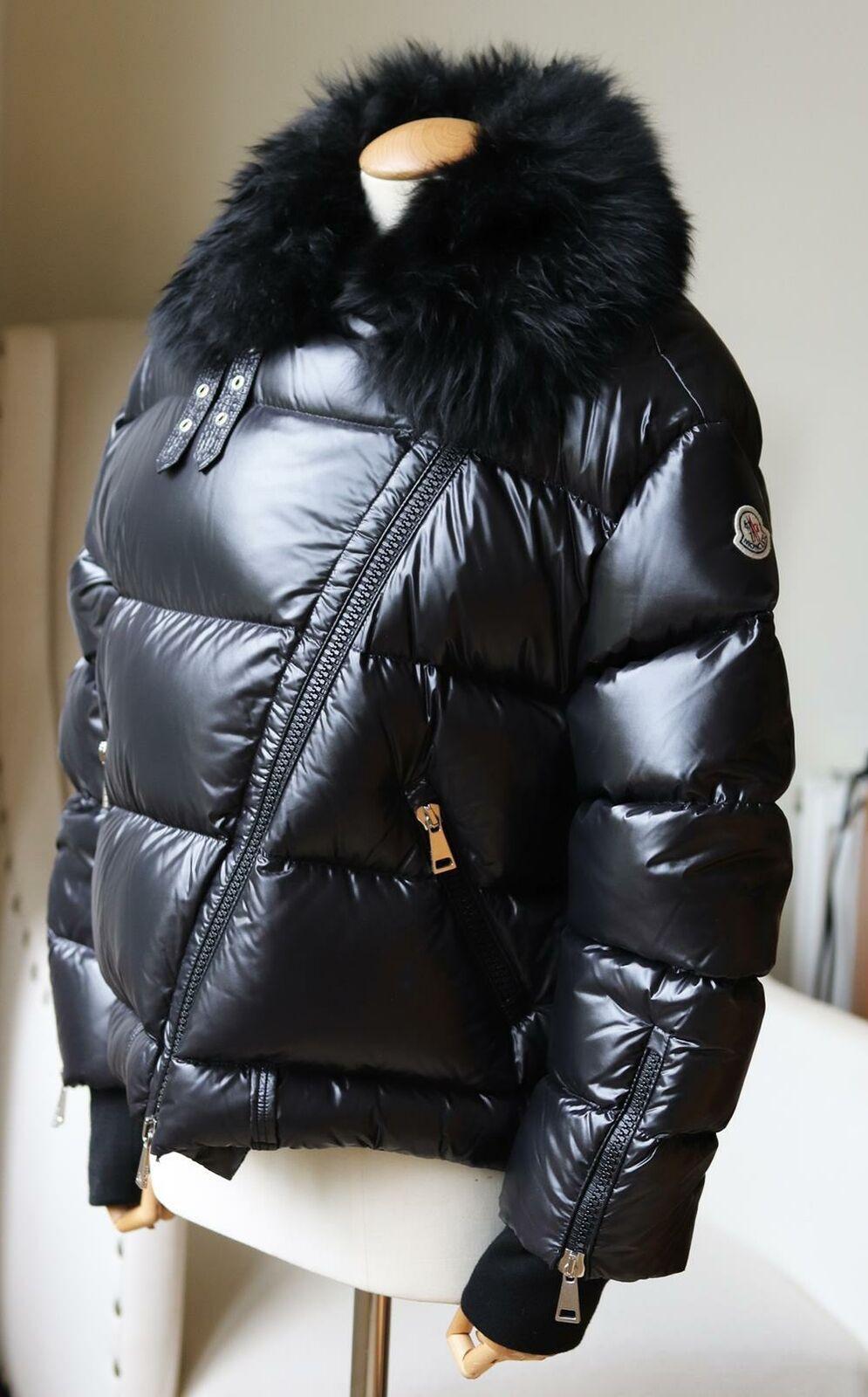 moncler patent jacket