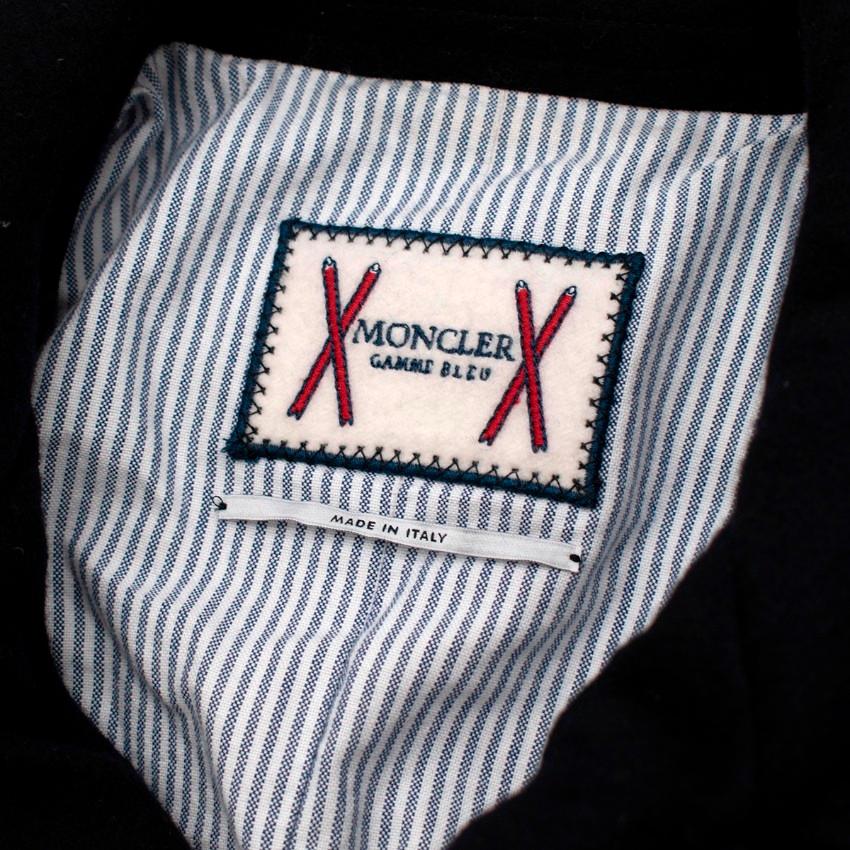 moncler gamme bleu padded blazer
