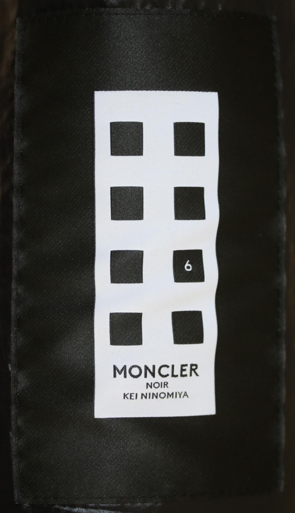 Moncler Genius + 6 Noir Kei Ninomiya Almandine Quilted Shell Down Jacket 4