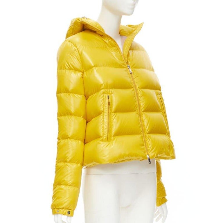 MONCLER GENIUS Pierpaolo Piccioli yellow pure goose down padded