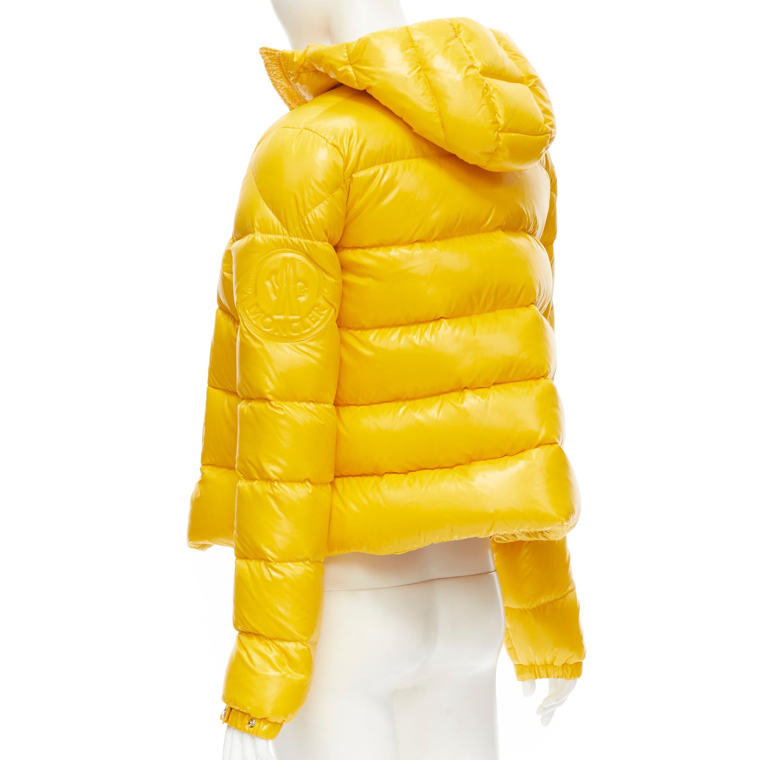 Yellow MONCLER GENIUS Pierpaolo Piccioli yellow pure goose down padded puffer US0 XS