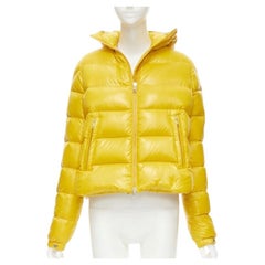 MONCLER GENIUS Pierpaolo Piccioli yellow pure goose down padded puffer US0 XS