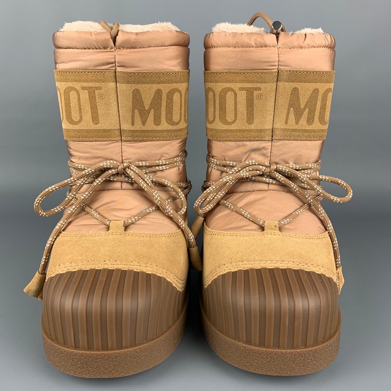 MONCLER GENIUS x PALM ANGELS Collection Size 6 Tan Suede Pull On Moon Boots  at 1stDibs | moncler palm angels moon boot, moncler moon boots, moncler  palm angels moon boots