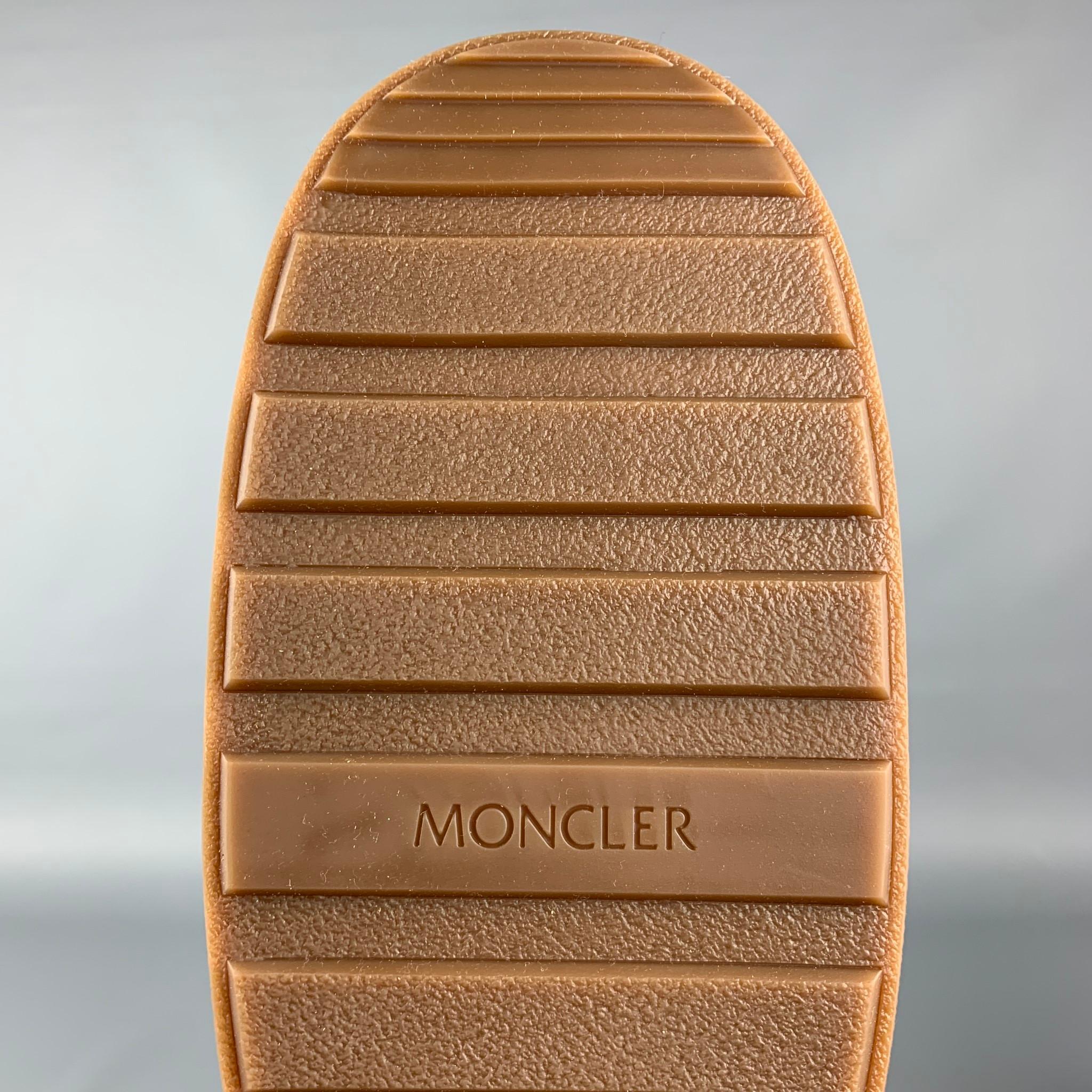 MONCLER GENIUS x PALM ANGELS Collection Size 6 Tan Suede Pull On Moon Boots 1