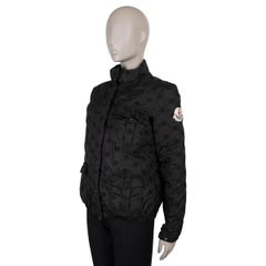 MONCLER GENIUS x SIMONE ROCHA black HILLARY FLORAL DOWN Jacket 2 M