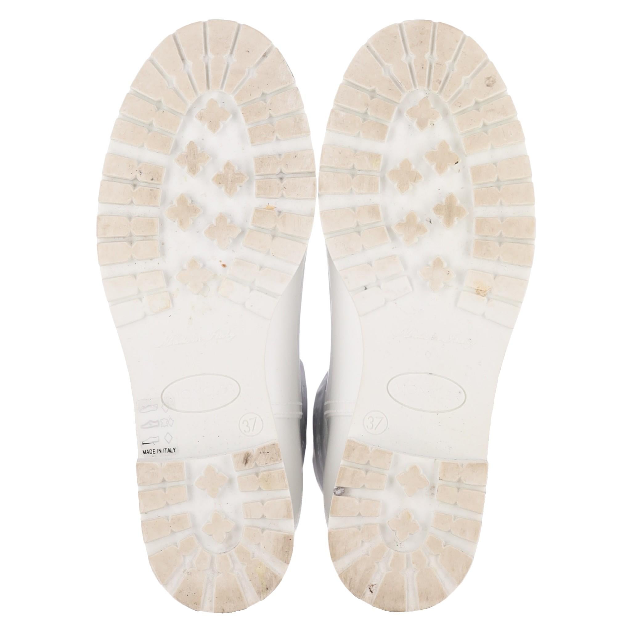 Moncler Gisele Metallic Rain Boots For Sale 1
