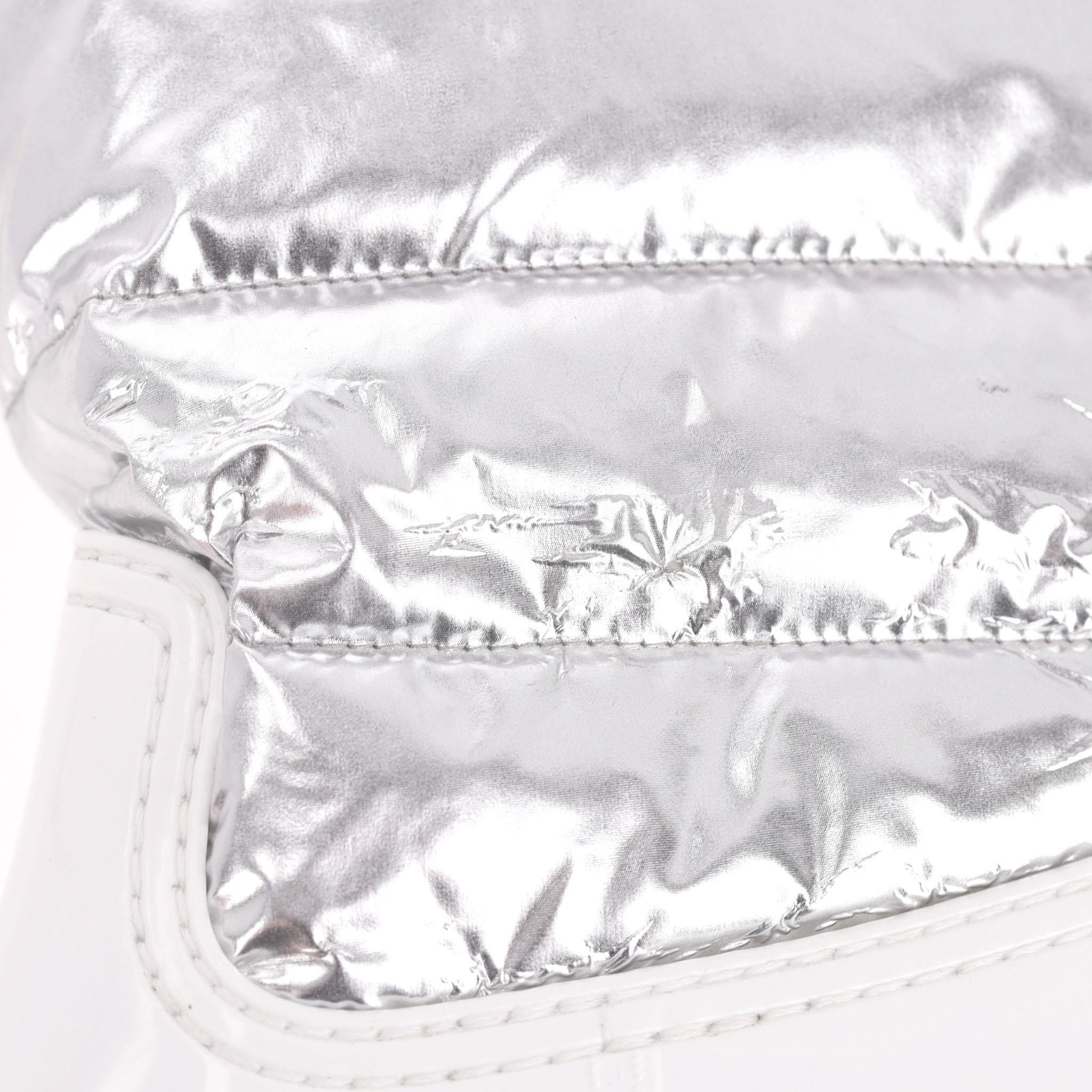 Moncler Gisele Metallic Rain Boots For Sale 3