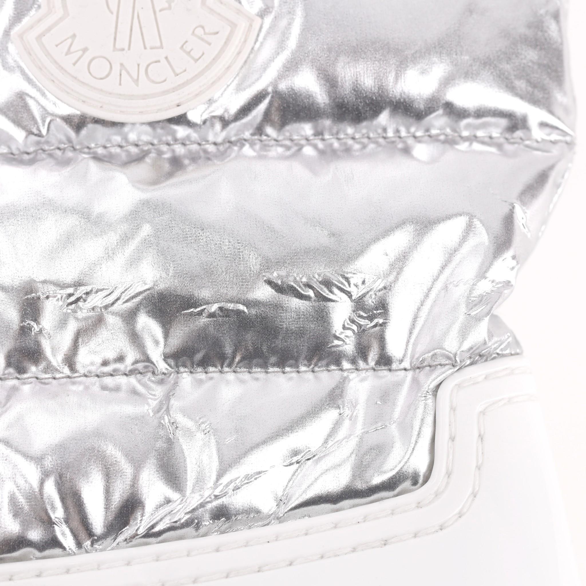 Moncler Gisele Metallic Rain Boots For Sale 4