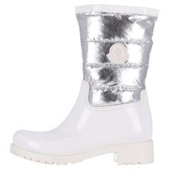 Stivali da pioggia metallizzati Moncler Gisele