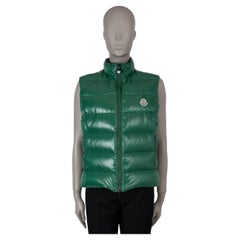 Moncler, gilet in nylon verde GHANY DOWN PUFFER Giacca 4 XL