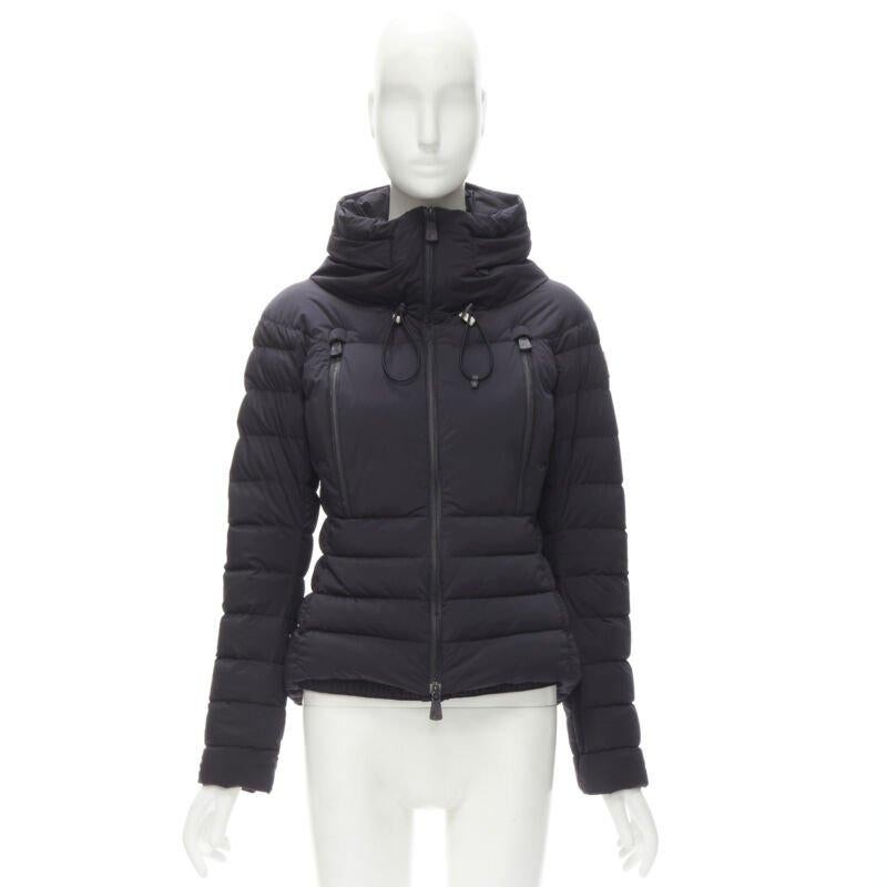 MONCLER GRENOBLE Bear Giubotto noir nylon new down puffer jacket Size 1 S en vente 6