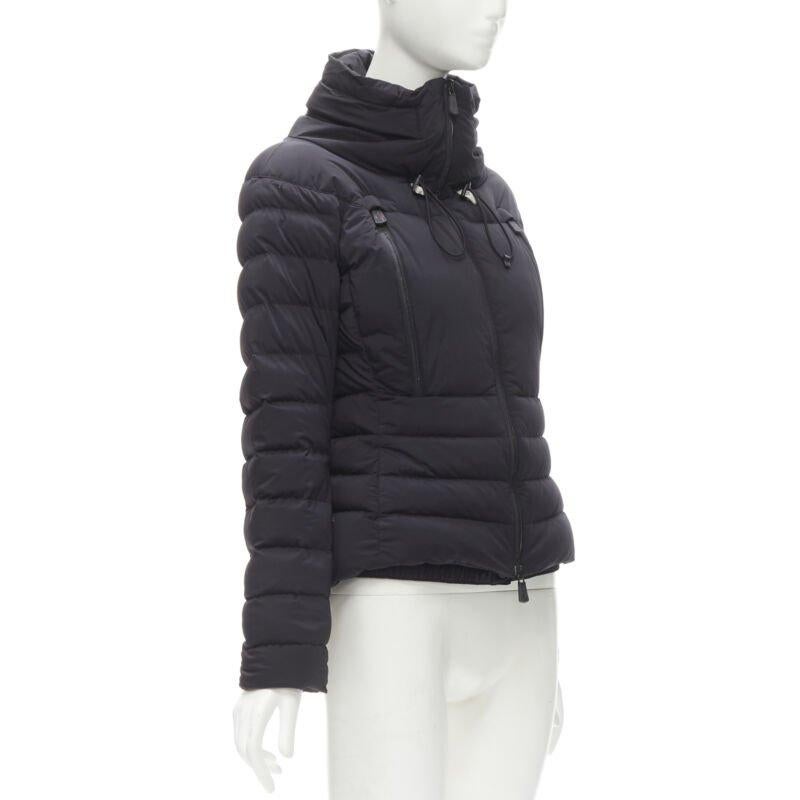 MONCLER GRENOBLE Bear Giubotto noir nylon new down puffer jacket Size 1 S État moyen - En vente à Hong Kong, NT
