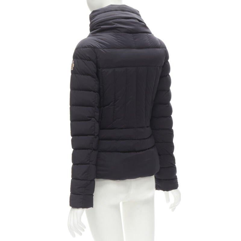 MONCLER GRENOBLE Bear Giubotto noir nylon new down puffer jacket Size 1 S en vente 2
