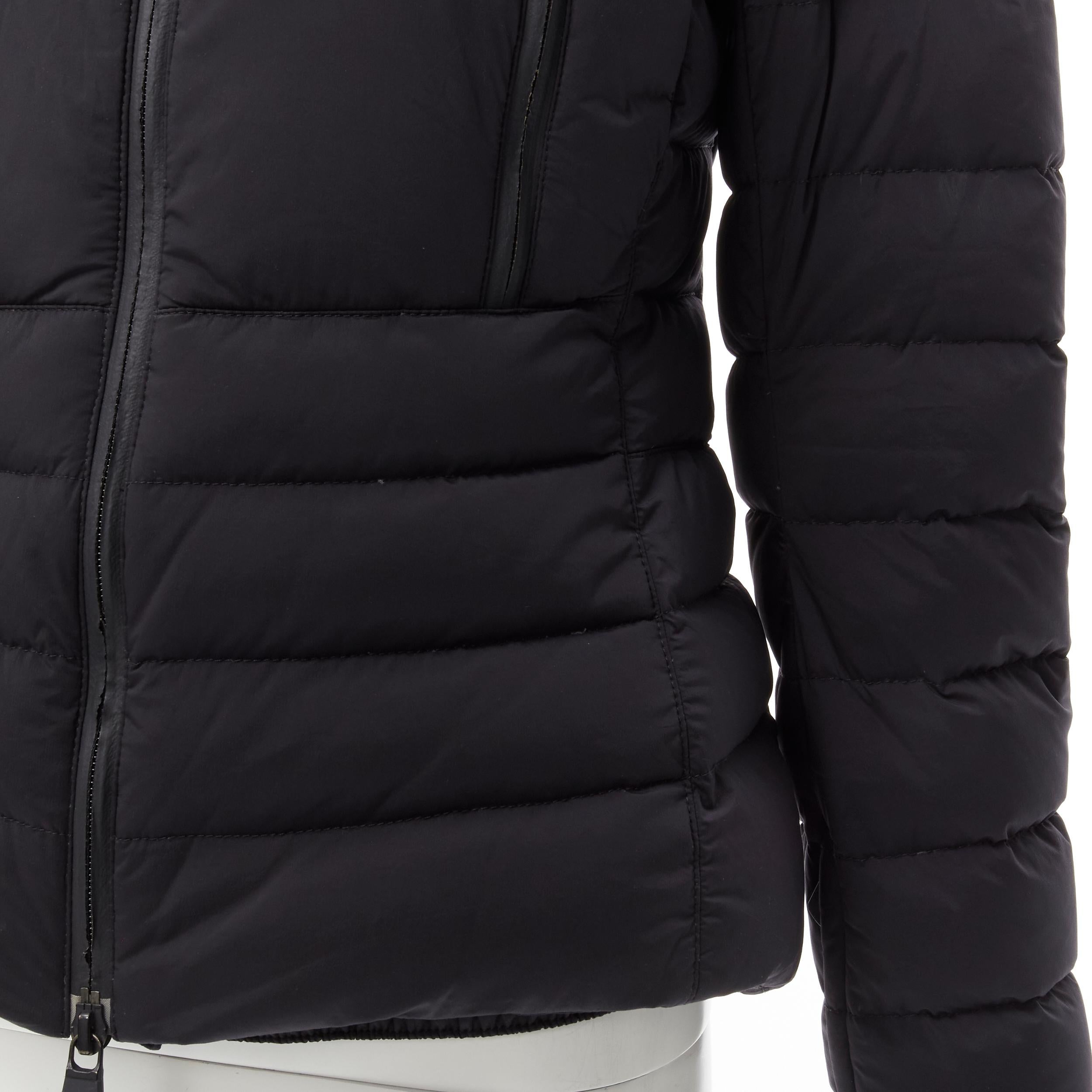 MONCLER GRENOBLE Bear Giubotto black nylon new down puffer jacket Size 1 S 2
