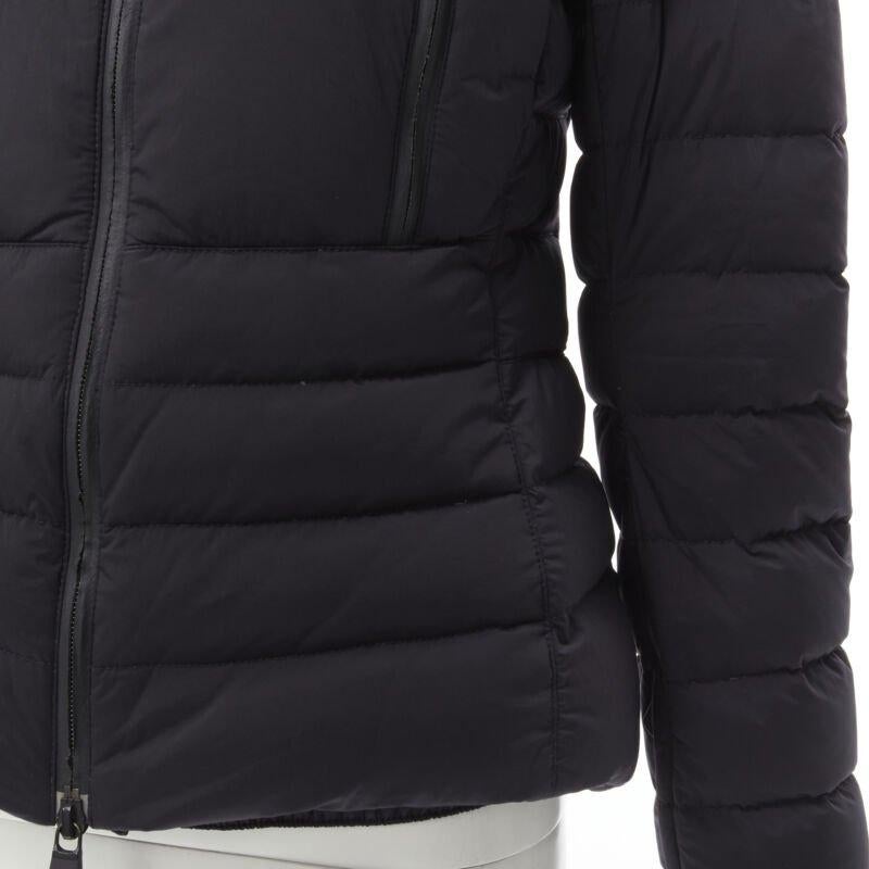 MONCLER GRENOBLE Bear Giubotto noir nylon new down puffer jacket Size 1 S en vente 4