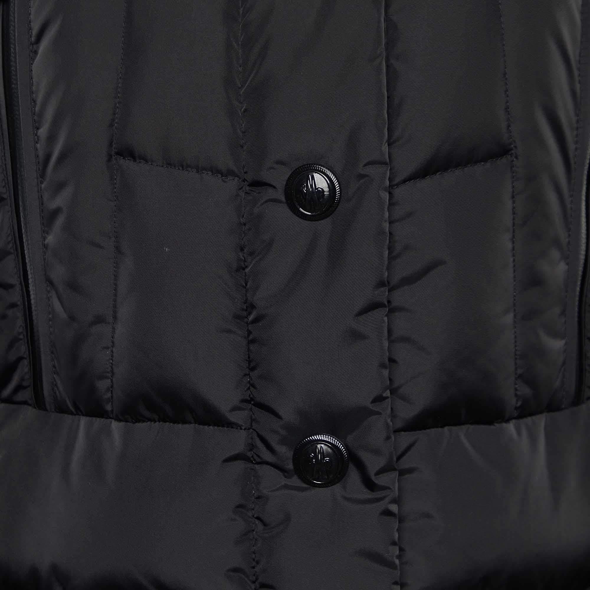 Moncler Grenoble Black Nylon Ski Jacket L 2
