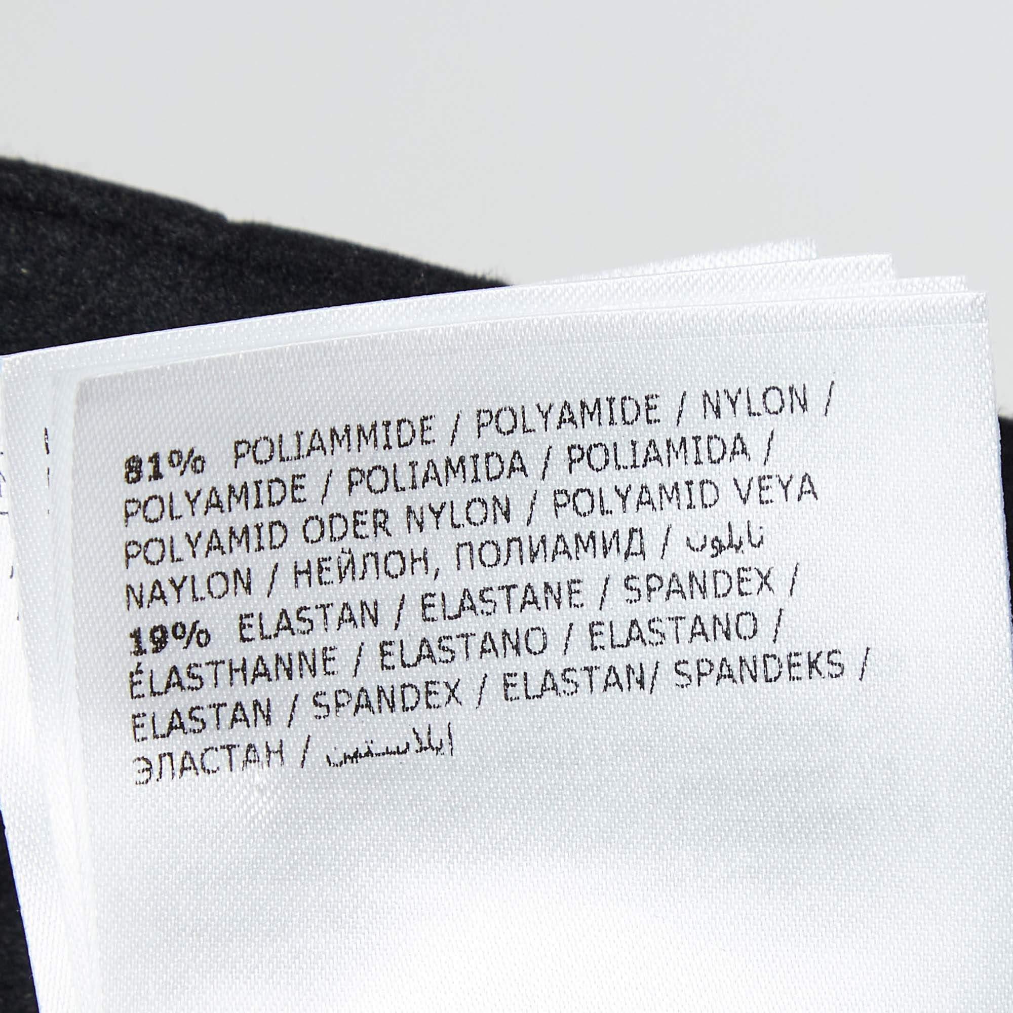 Moncler Grenoble Pantaloni da sci in nylon nero M. in vendita 1