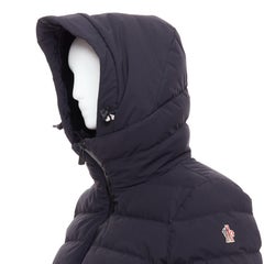 MONCLER Grenoble Chena Giubbotto black fitted puffer jacket Sz2 M