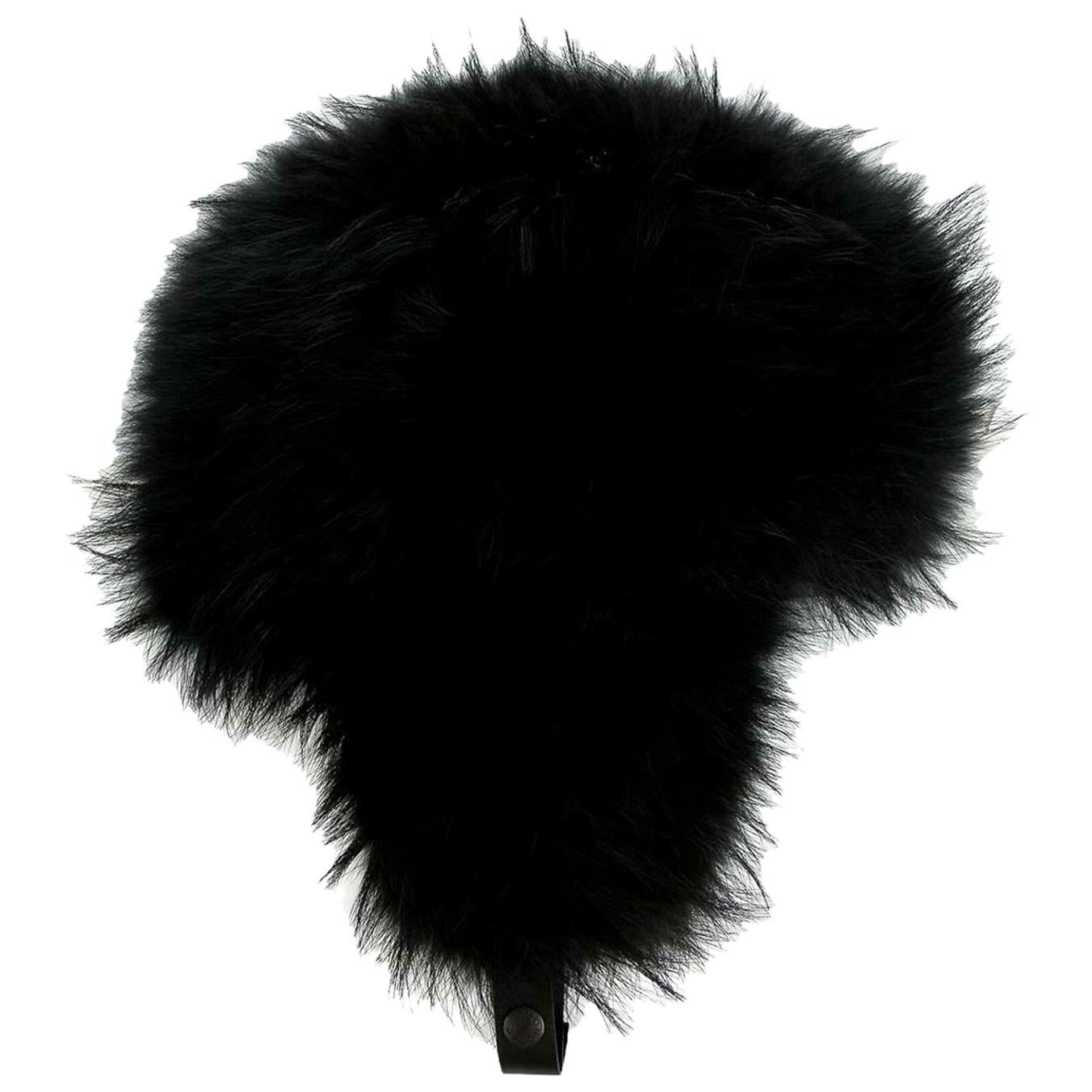 Moncler Grenoble Fox Fur Trimmed Trapper Hat