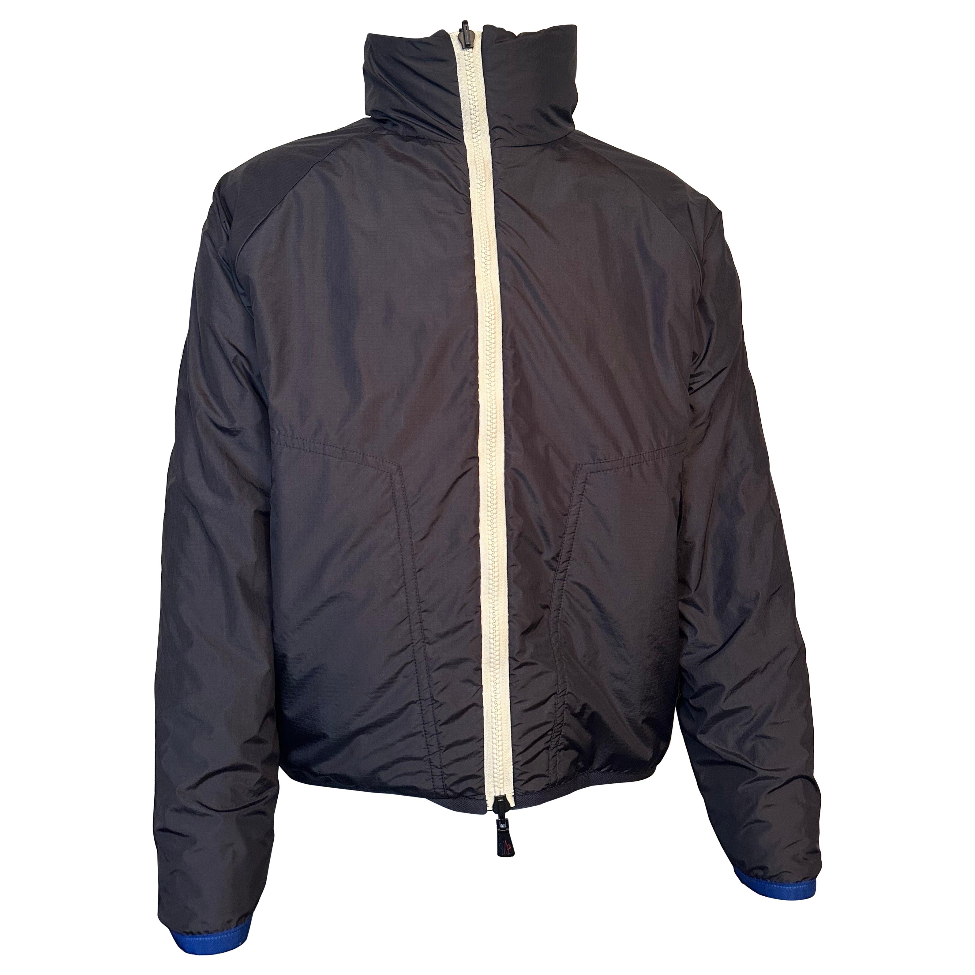 Moncler Grenoble Hostun Jacket size 3 Large Reversible Teddy Fleece & Down