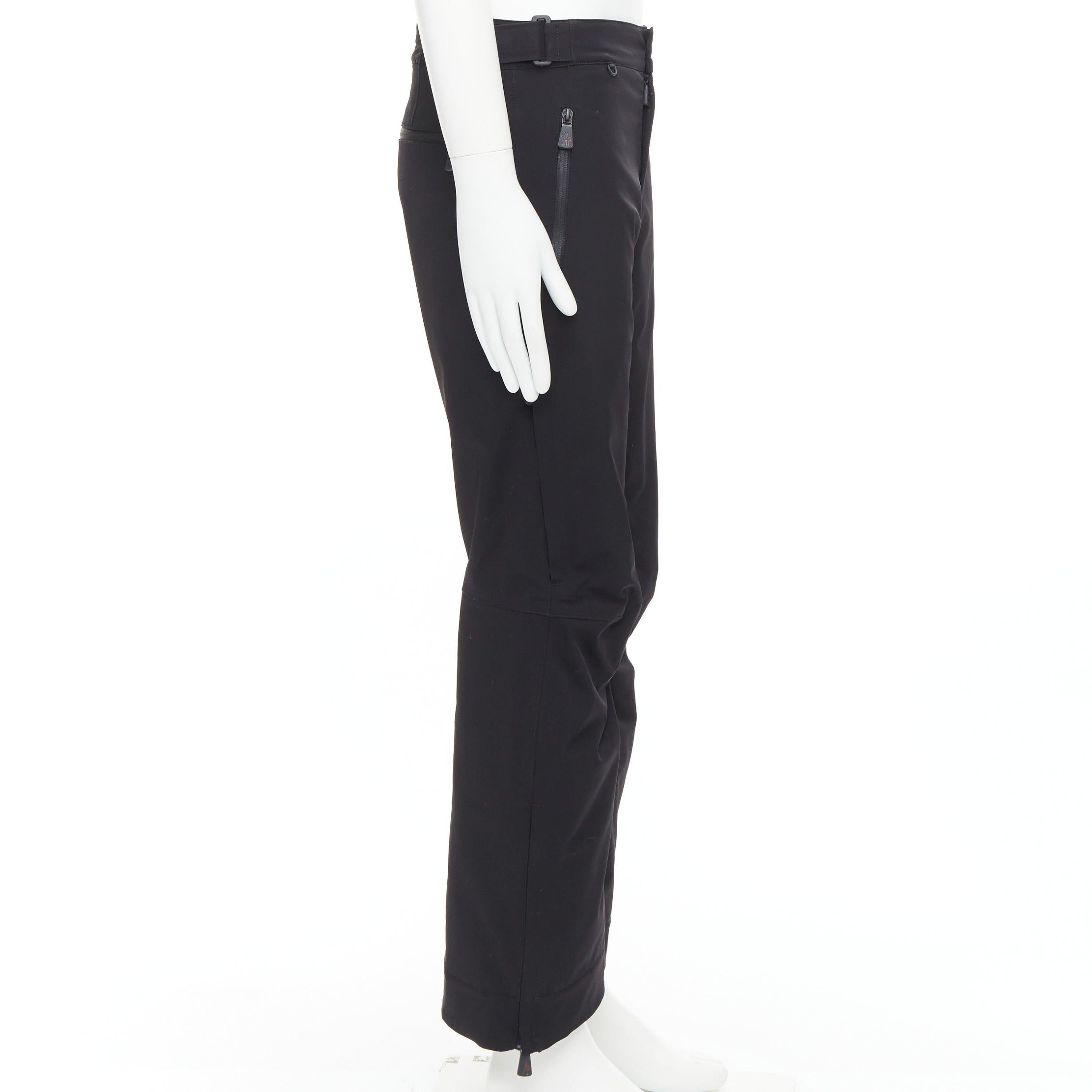 MONcler Grenoble Pantaloni Da A noir nylon flare ski pants S État moyen - En vente à Hong Kong, NT