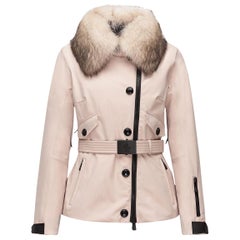 Moncler Grenoble Sappey Down Fur-Trim Jacket