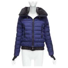 Moncler Grenoble Vonne Giubbotto blu navy nero piumino US00 XXS