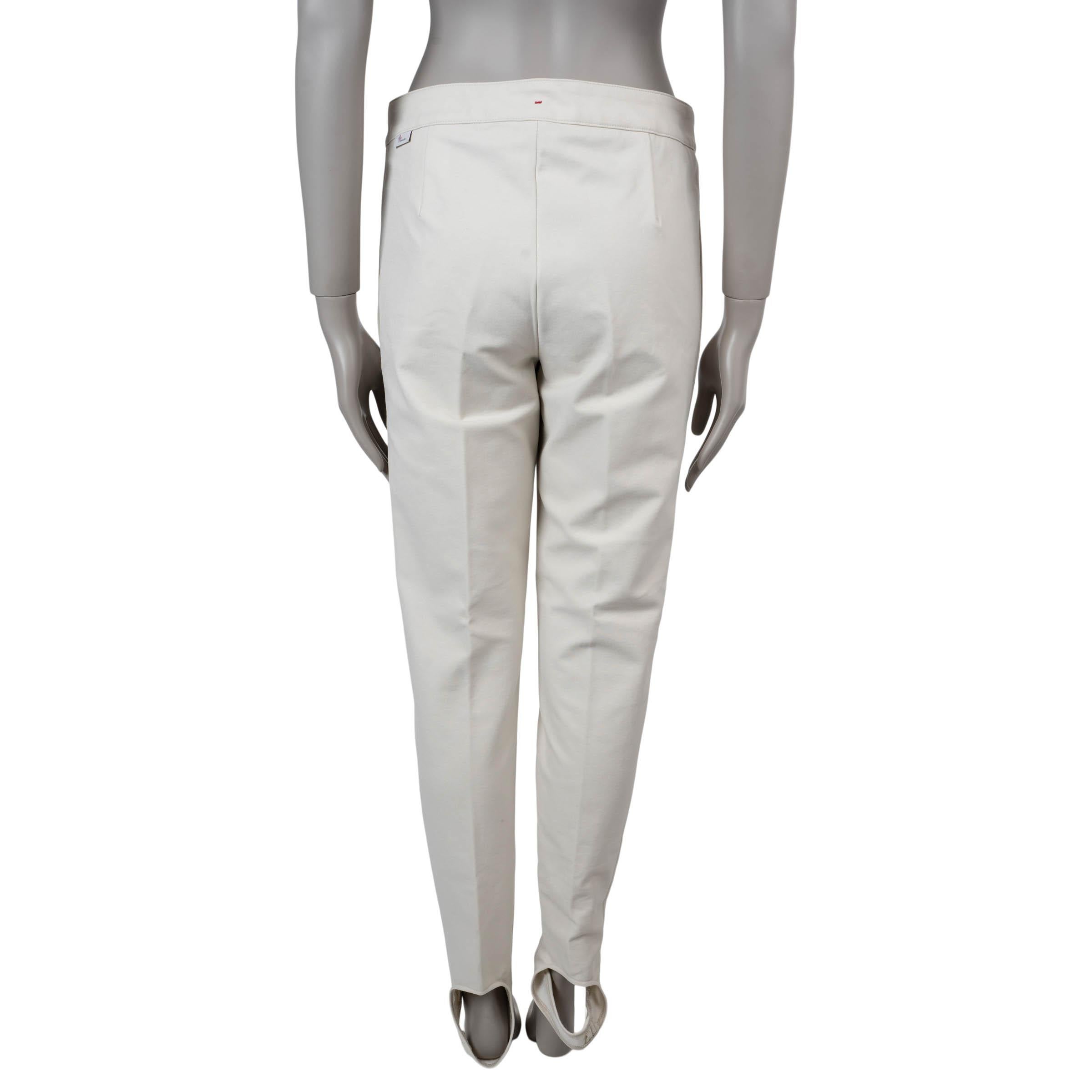MONCLER GRENOBLE nylon blanco SPORTIVO STIRRUP PANTALÓN ESQUÍ 42 M Gris en venta