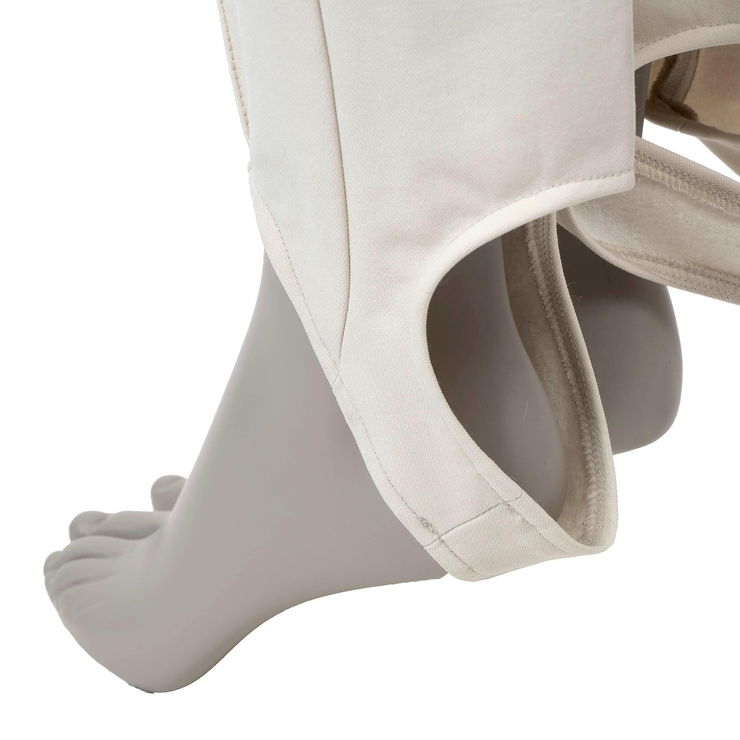 De las mujeres MONCLER GRENOBLE nylon blanco SPORTIVO STIRRUP PANTALÓN ESQUÍ 42 M en venta