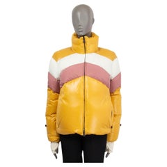 MONCLER GRENOBLE yellow white pink LAMAR PUFFER DOWN Jacket 3 M