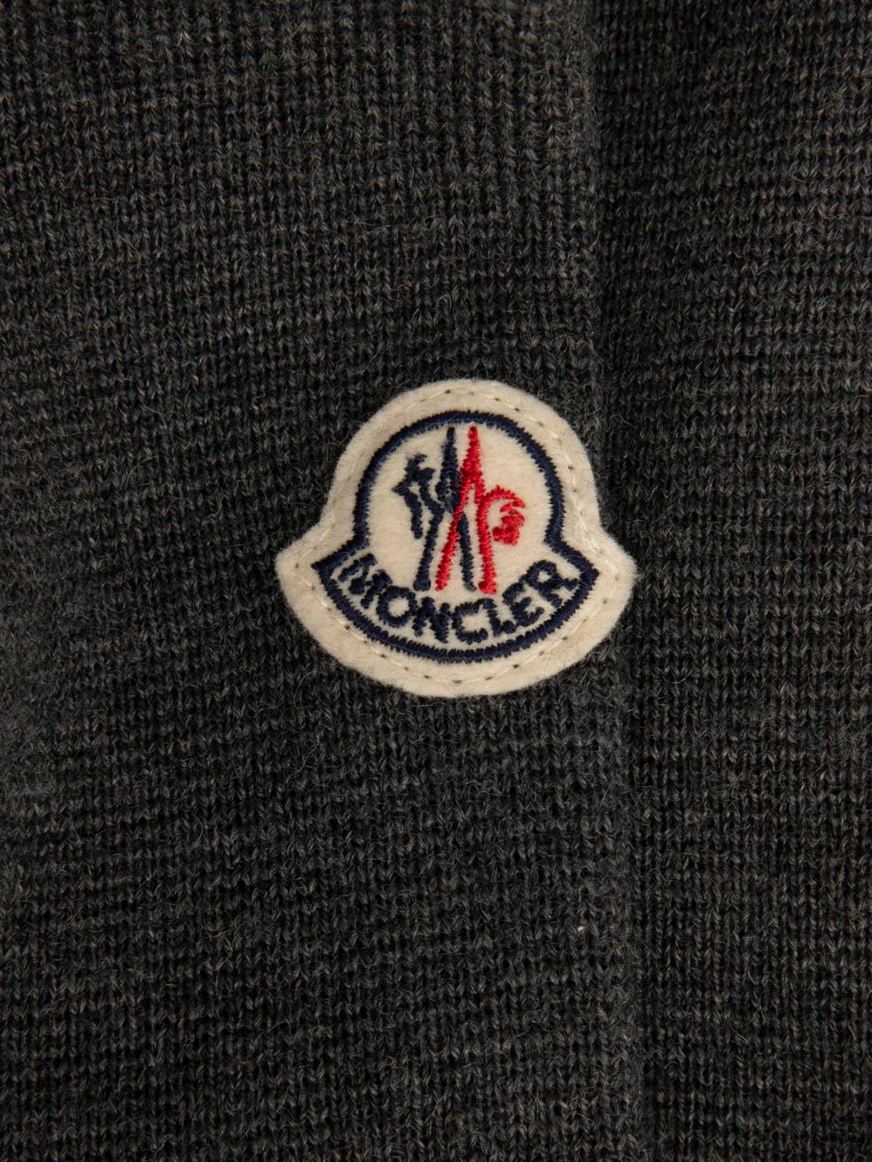 Women's Moncler Grey Maglione Tricot Cardigan Size M