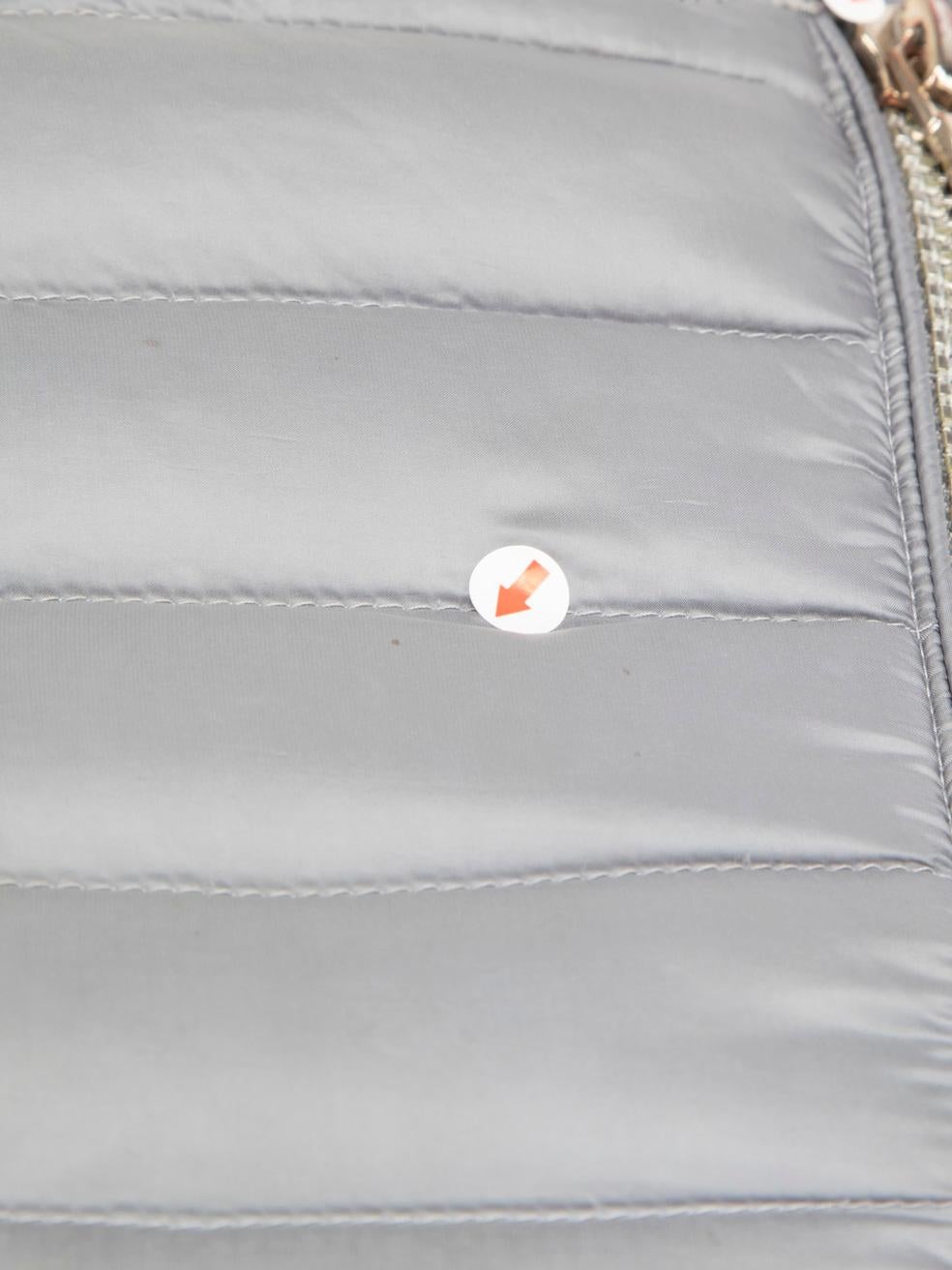 Moncler Grey Quilted Puffer Amey Jacket Size S For Sale 1