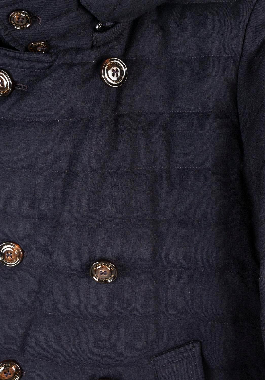 Veste Moncler bleu roux à capuche pour hommes, Taille 2 (M), S623  Bon état - En vente à Kaunas, LT