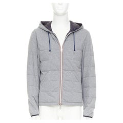 MONCLER Leford Giubbotto Norme Afnor G32-003 down padded zip up jacket Sz.3 L