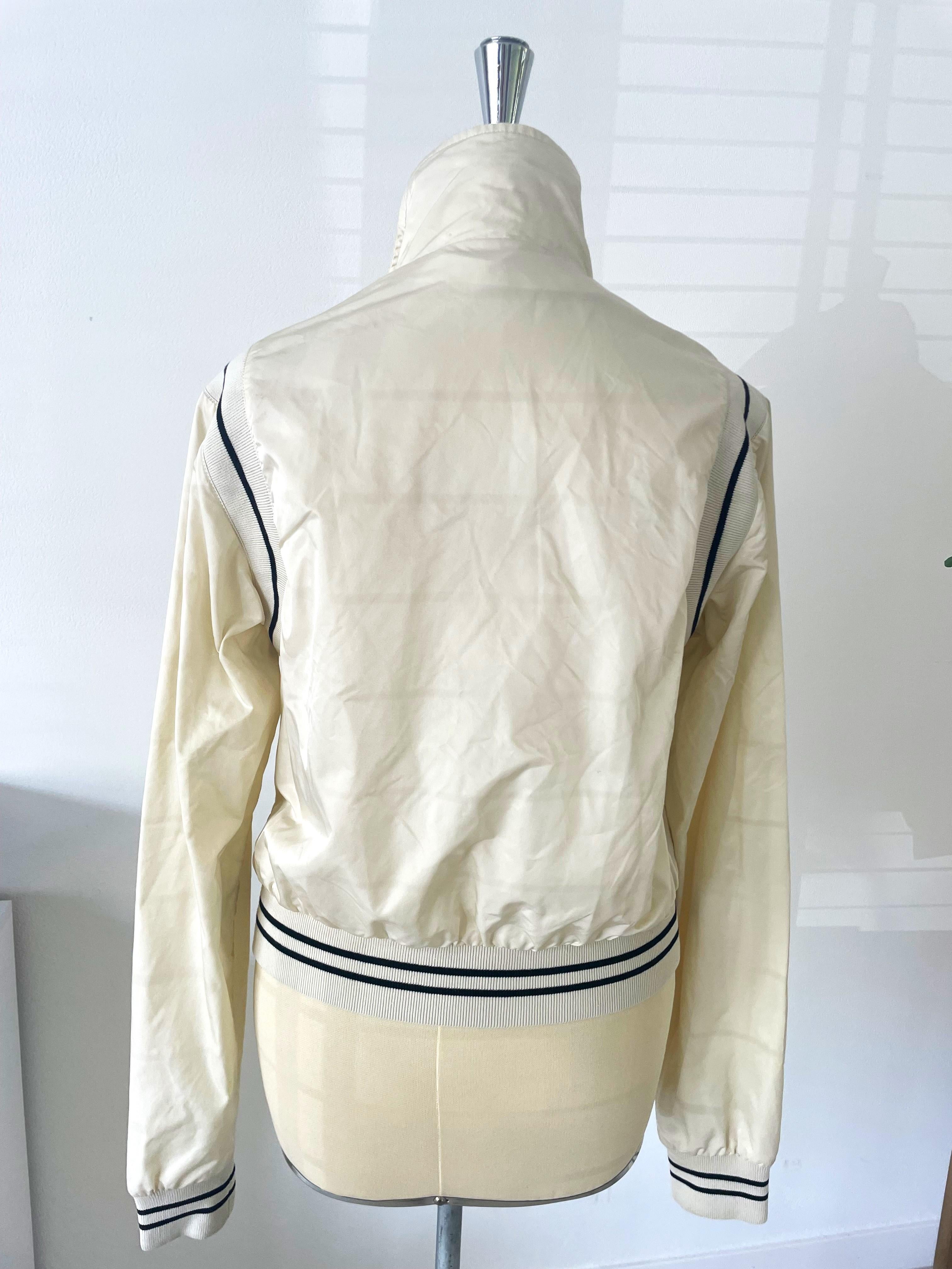 Moncler Lightweight Beige Vintage Jacket Size M In Excellent Condition For Sale In 'S-HERTOGENBOSCH, NL