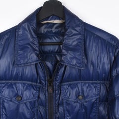 Moncler Lightweight Down Jacket 2020 Men's Blue Size M/L Excellent