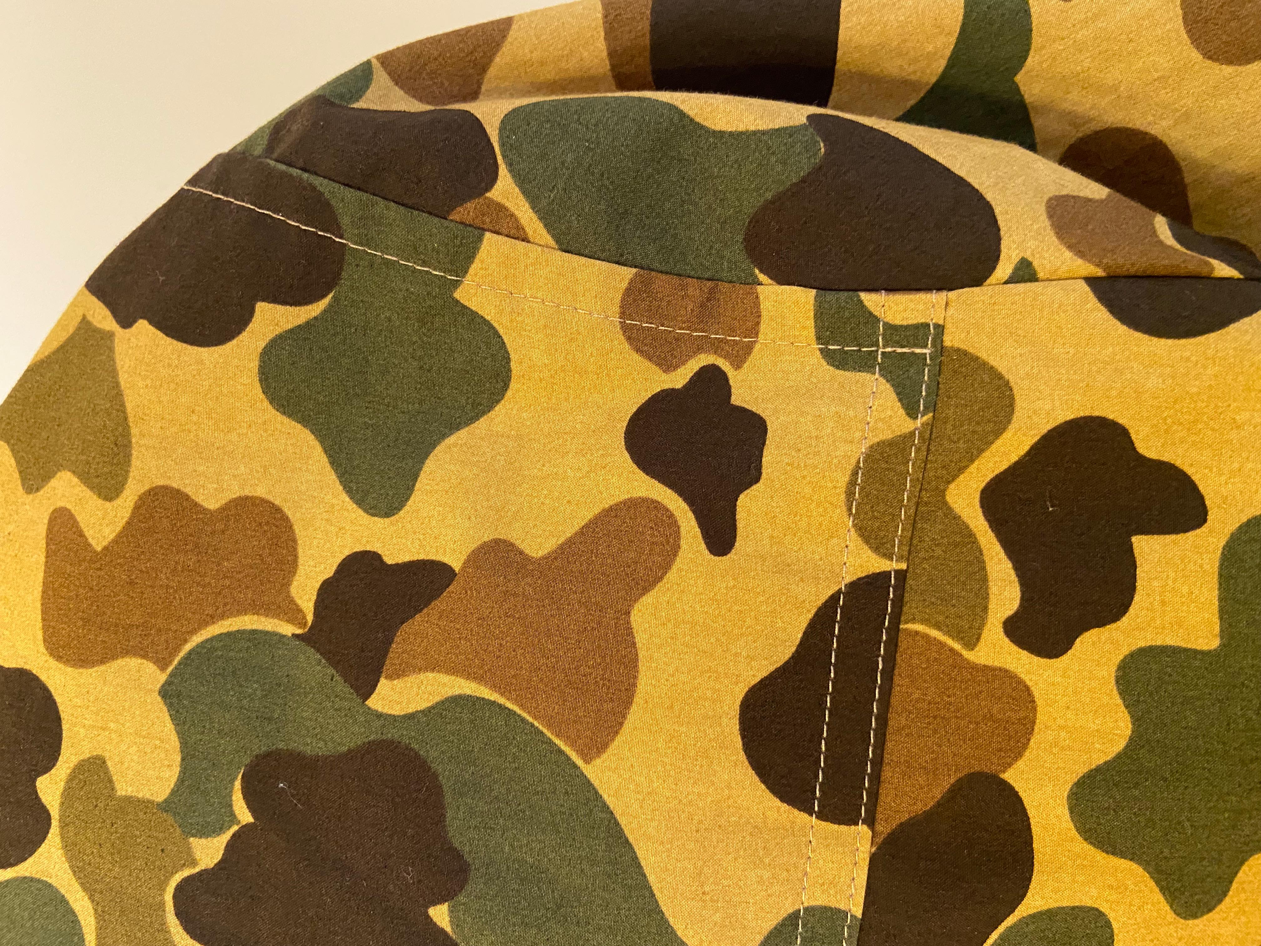 Moncler Limited Edition Camouflage Palm Angels Flare Mantel mit Schnappverschluss   im Angebot 5