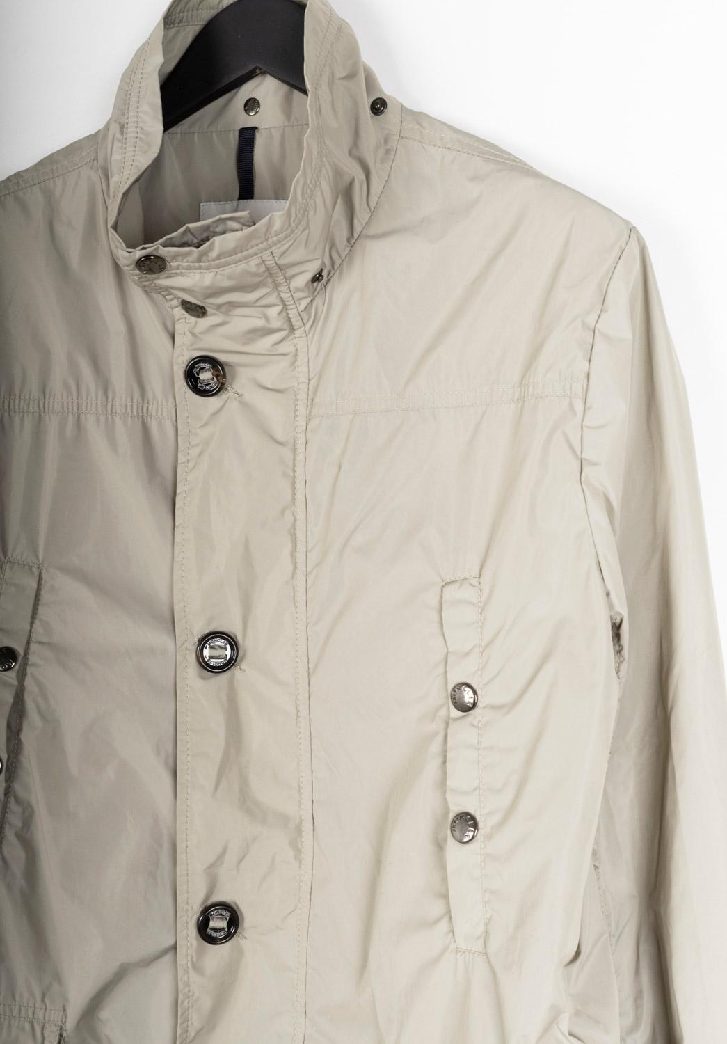 Beige Moncler Uomo Giacca Lecrelc Taglia 5 - L/XL, S1346 in vendita