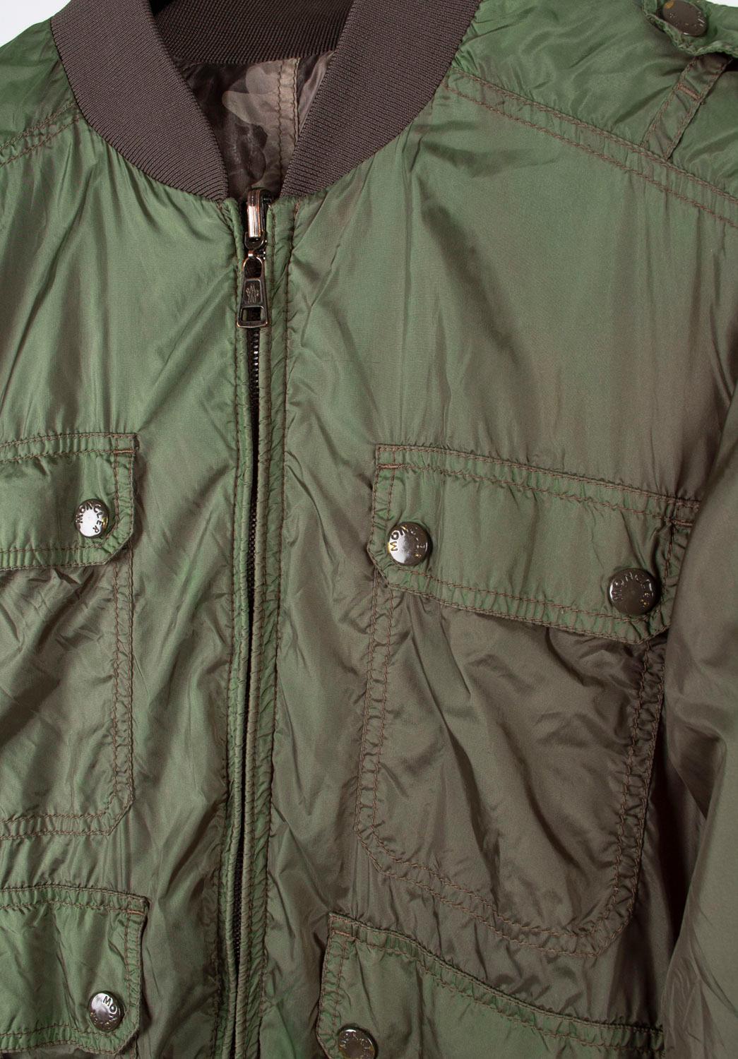 Gray Moncler Men Jacket Reversible Neflier Size 2 – S/M, S1088