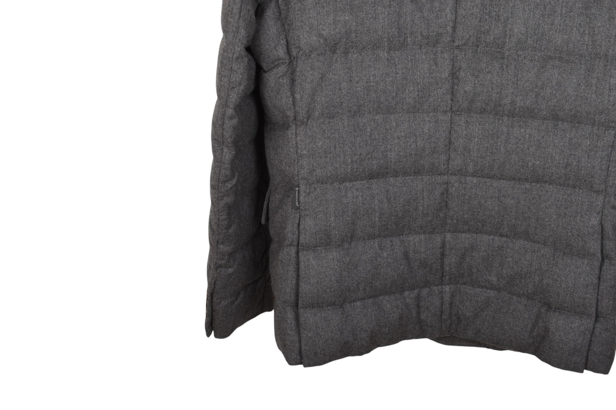 Moncler Men Jacket Rodin Quilted Down Size 3/M, S1427 In Excellent Condition For Sale In Kaunas, LT