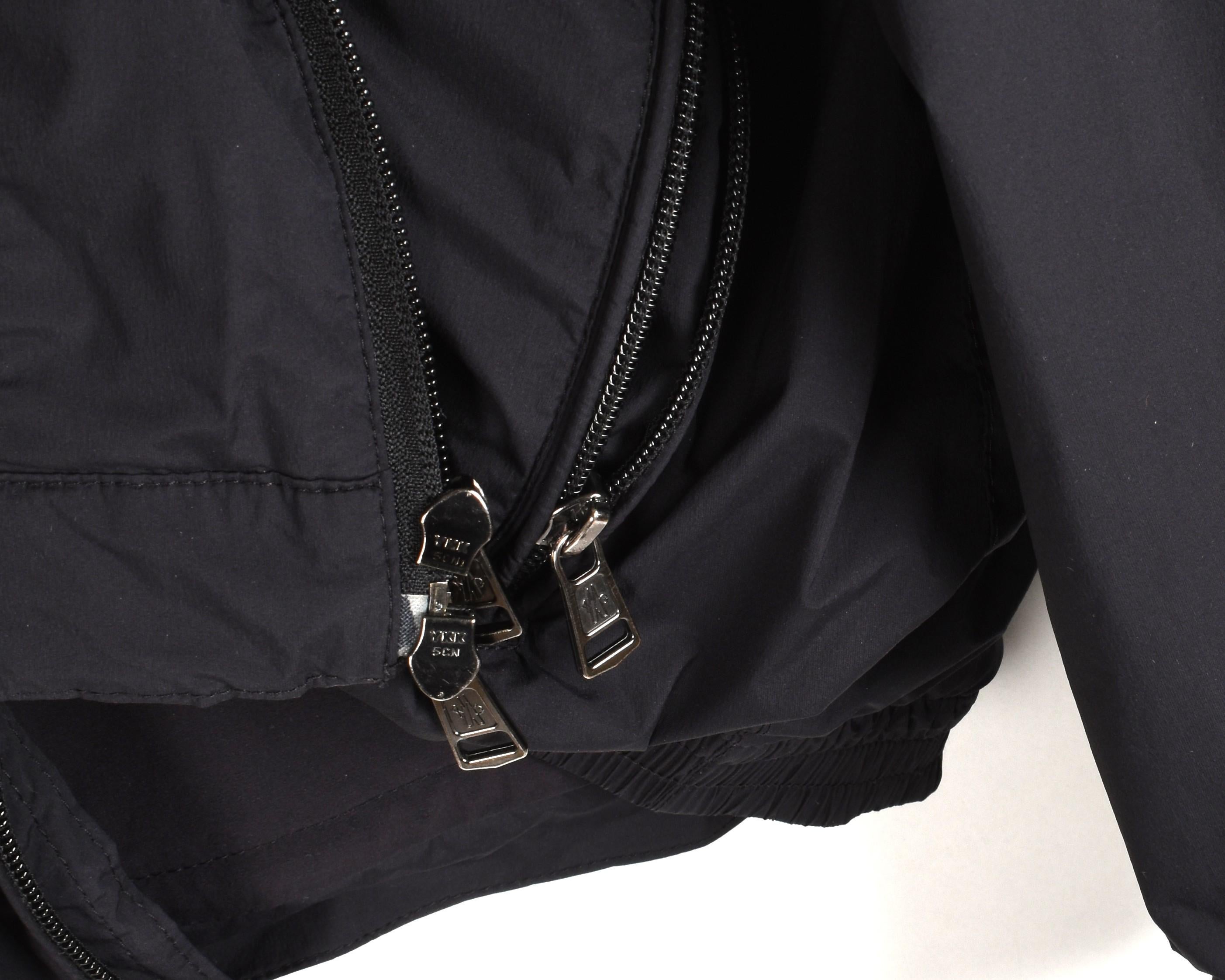 Noir Moncler Hommes Veste Vence Bomber Taille 4 - Large, S1358 en vente