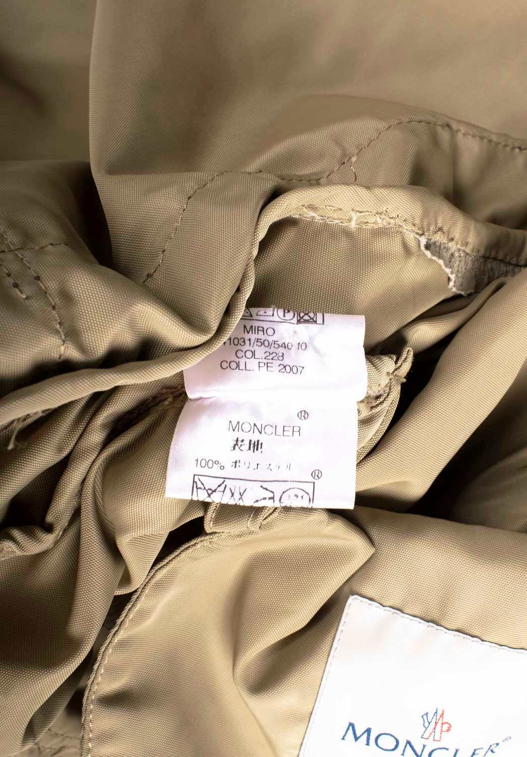 Moncler Men Jacket Vintage Light Size 3/Large For Sale 4