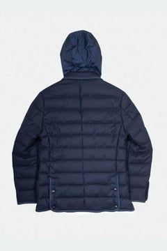 Doudoune Moncler Martinville pour homme, bleu laine, taille 2 (S-M)