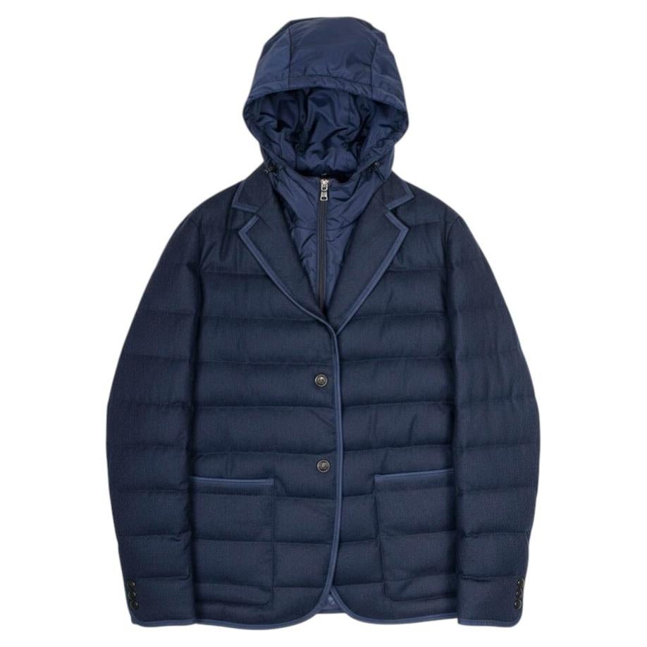 Chaqueta de plumón Martinville de Moncler para hombre, azul, de lana, talla 2 (S-M)