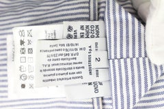 Moncler Mens Medium Size 2 Gamme Bleu Grey Quilted Denim Puffer Jacket 14mo34s