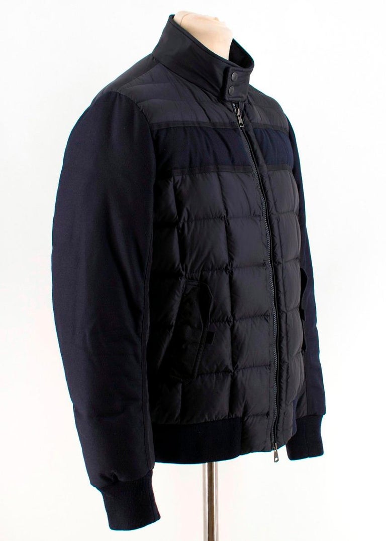 Moncler Men's Navy Puffer Coat - AW18 For Sale at 1stdibs