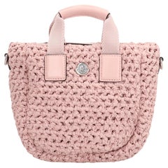 Moncler Micro Caradoc Tote Bag — Pink