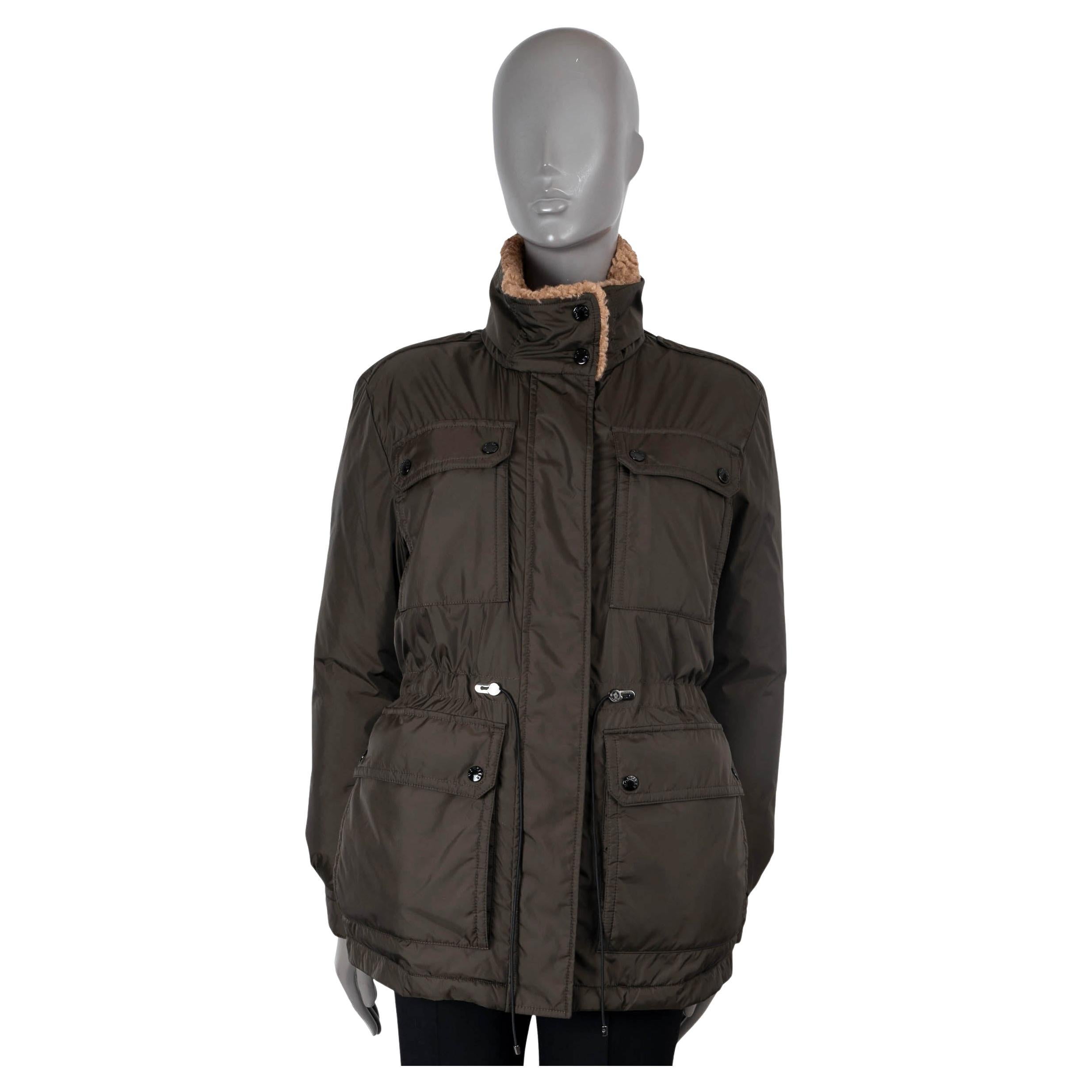 MONCLER vert militaire polyamide 2022 BRUTET DOWN PUFFER Jacket 1 S en vente