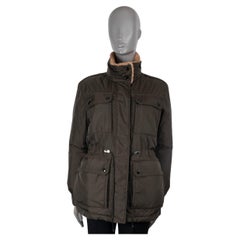 Moncler Giacca verde militare in poliammide 2022 BRUTET DOWN PUFFER 1 S